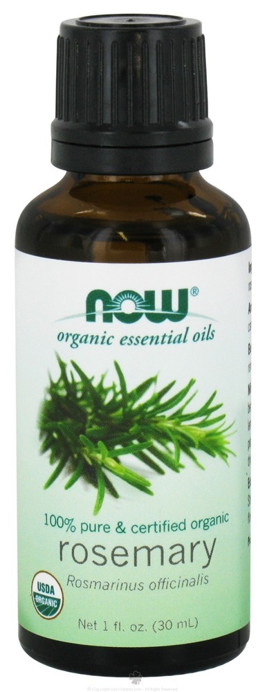 Now Foods Organic Essential Oils Rosemary 1 Fl Oz 30 Ml 4279