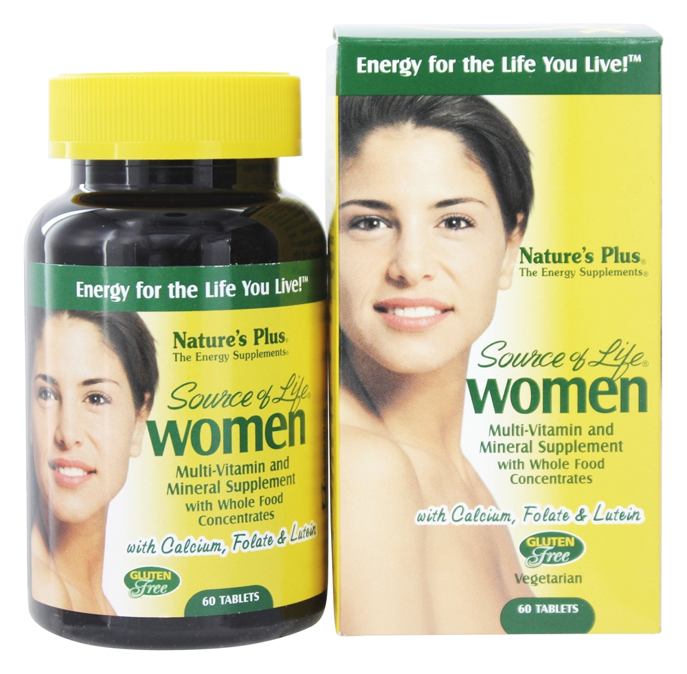 Nature's Plus, Source Of Life, Women's Multi-Vitamin & Minerals - 60 ...