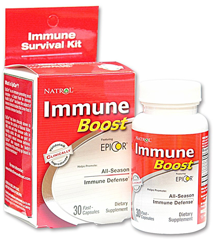Natrol Immune Boost All Season Defense Featuring Epicor 30 Capsules 4795